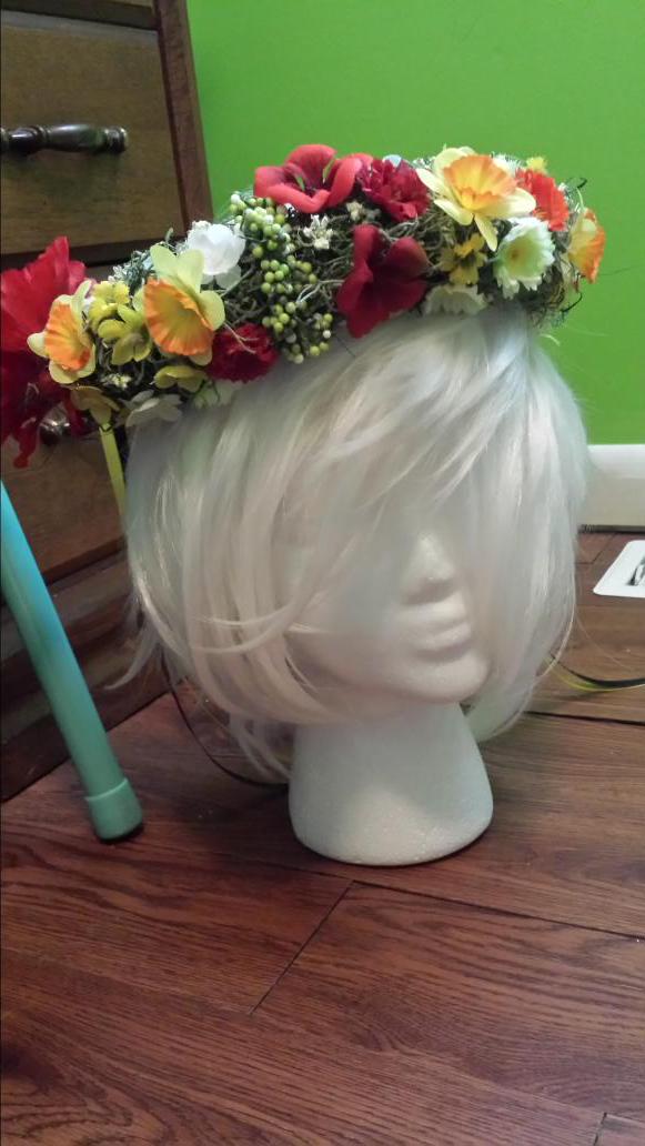 Fire flower crown *for sale*