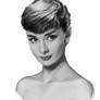 Audrey Hepburn DiGi painting