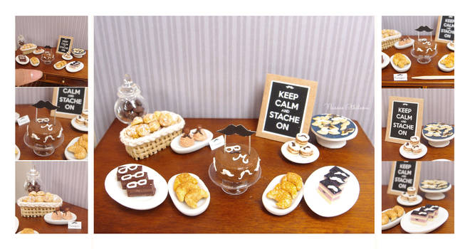 Miniature Movember Party Setting - Contest Entry by Nassae