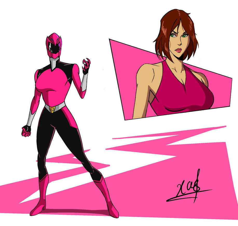 Pink Ranger by jxavierart on DeviantArt