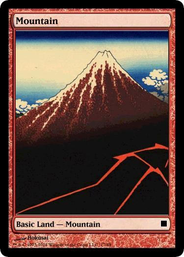Basic Land--Mountain by DBGonzaga on DeviantArt