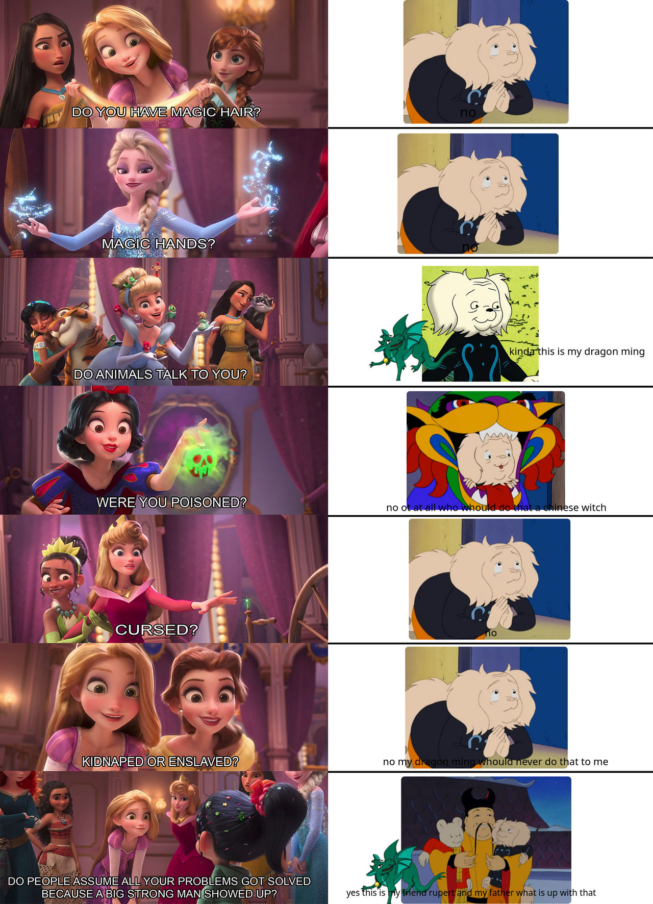 pong ping meets the disney princess/test by shellybelly1156 on DeviantArt