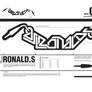 DJ Ronald S logotype