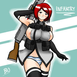 Sonitusian Infantry Pin-Up