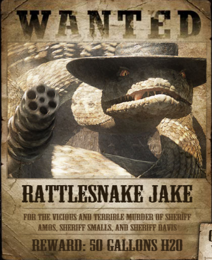 A WANTED SNAKE