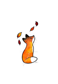 The Fox and The Leaves