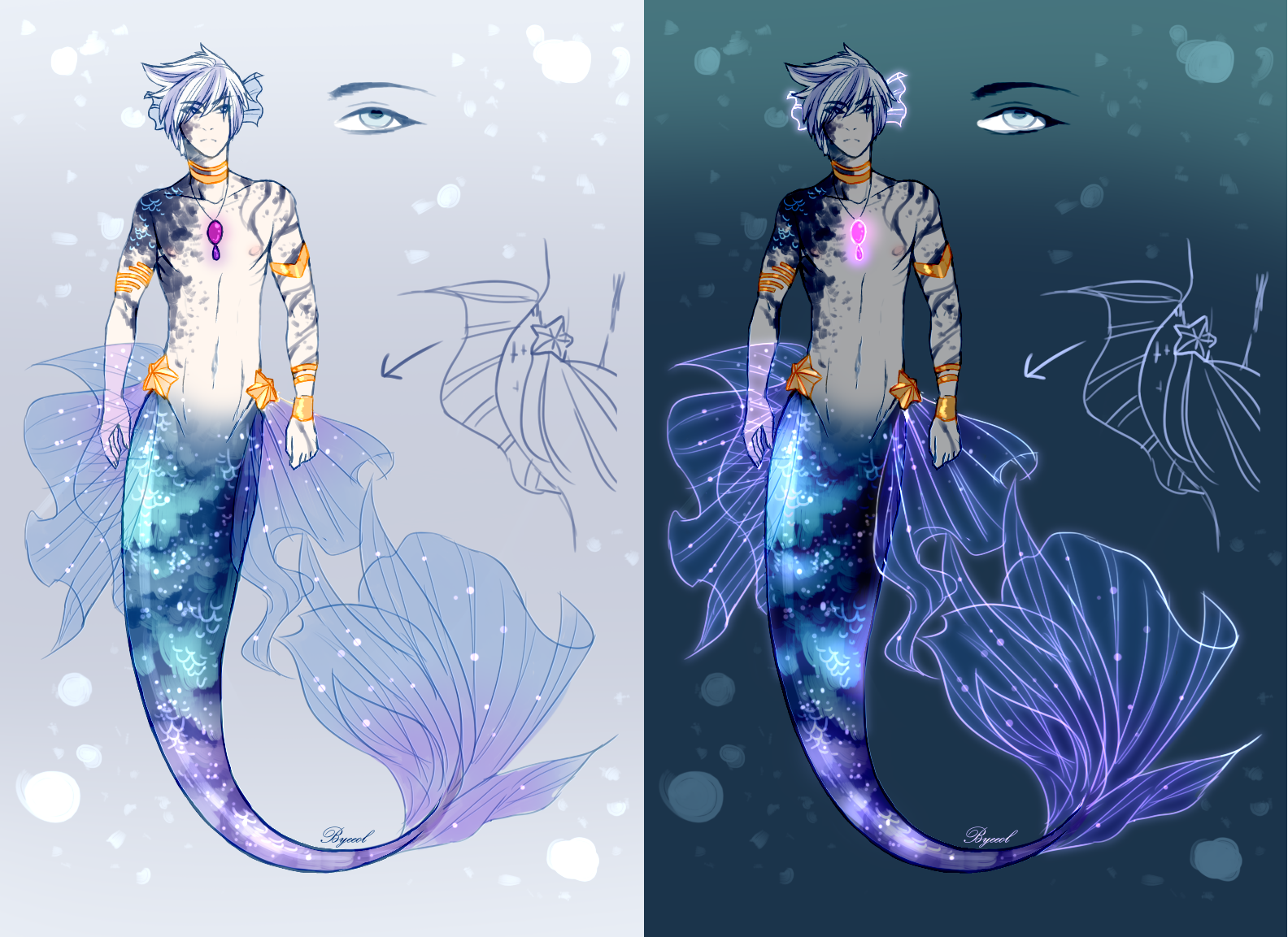 Mermaid | NEW OC by Byeeol on DeviantArt