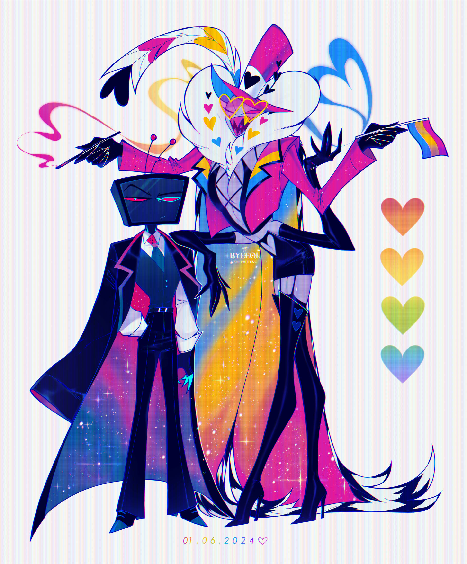 StaticMoth | Pride Month 2024 by Byeeol on DeviantArt