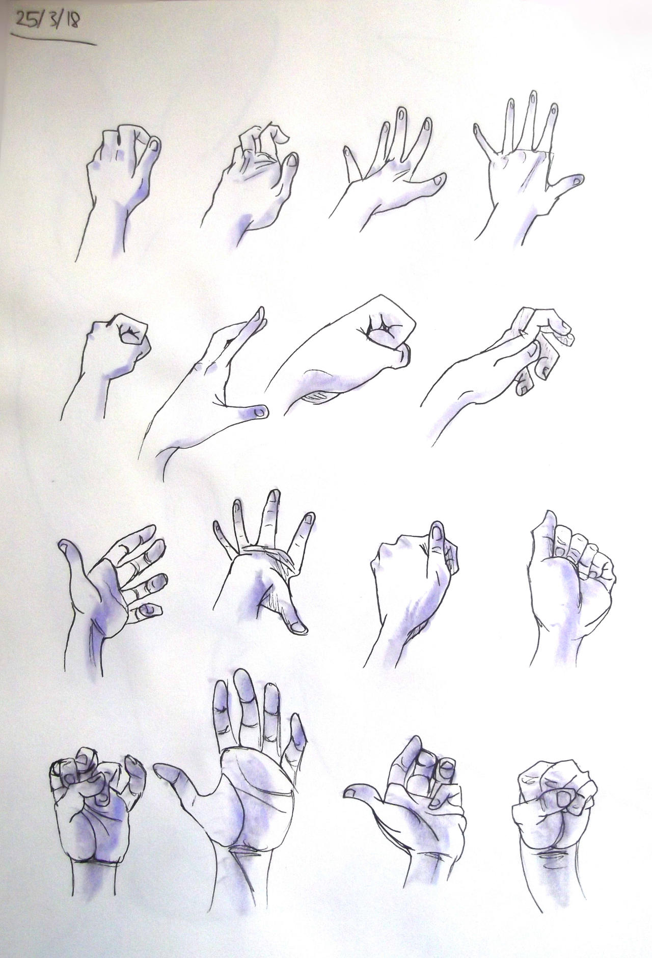 Hand Practce Hand Practice by Lozzilla on DeviantArt