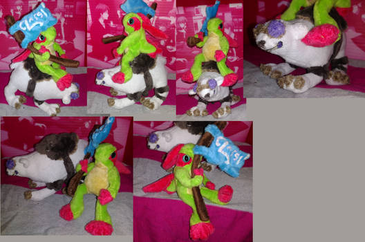 Classic bearmount Murloc plush