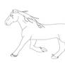 Some Realistic Horse Lineart