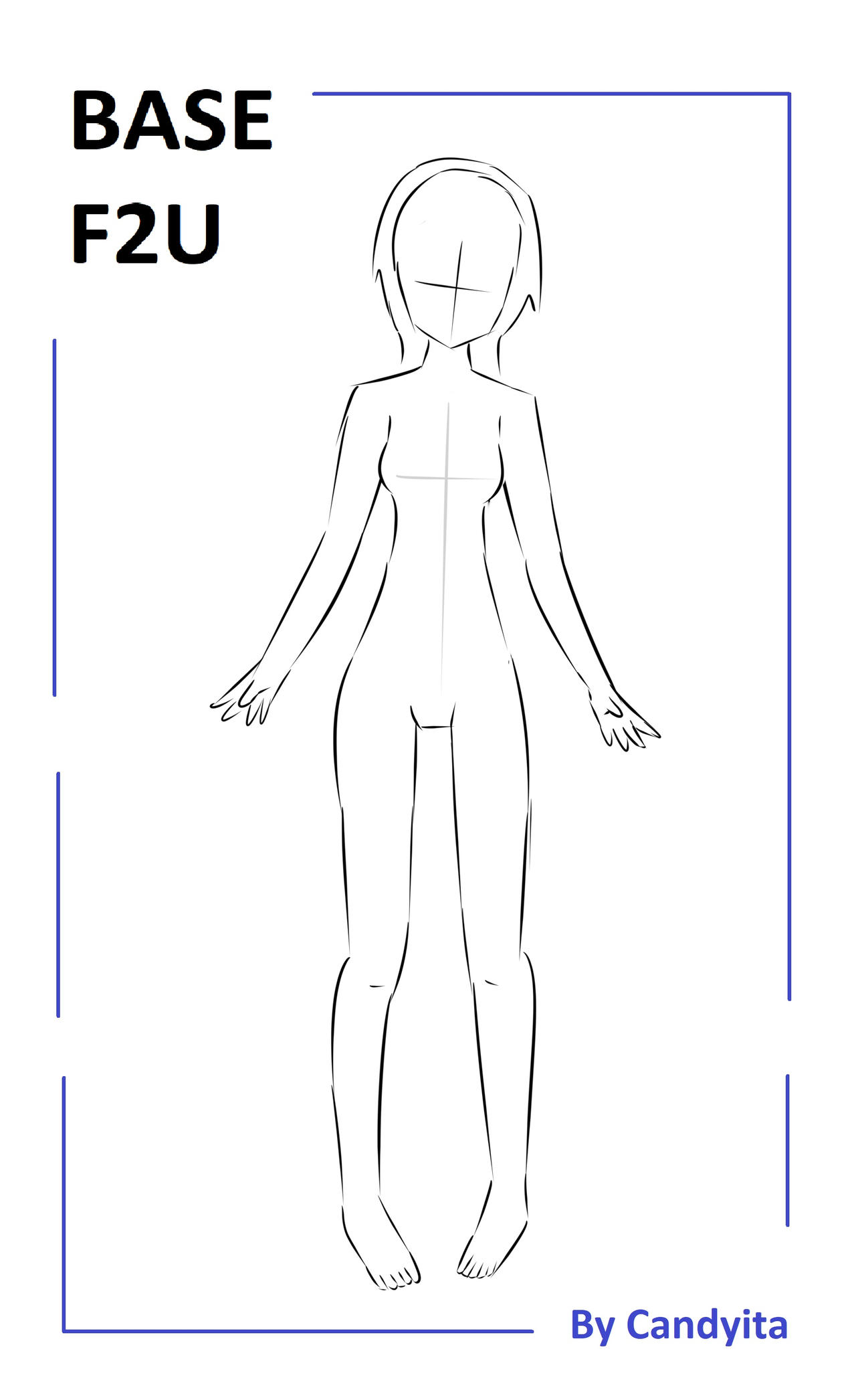 Anime Girl Base Drawing Anime Girl Base Drawing