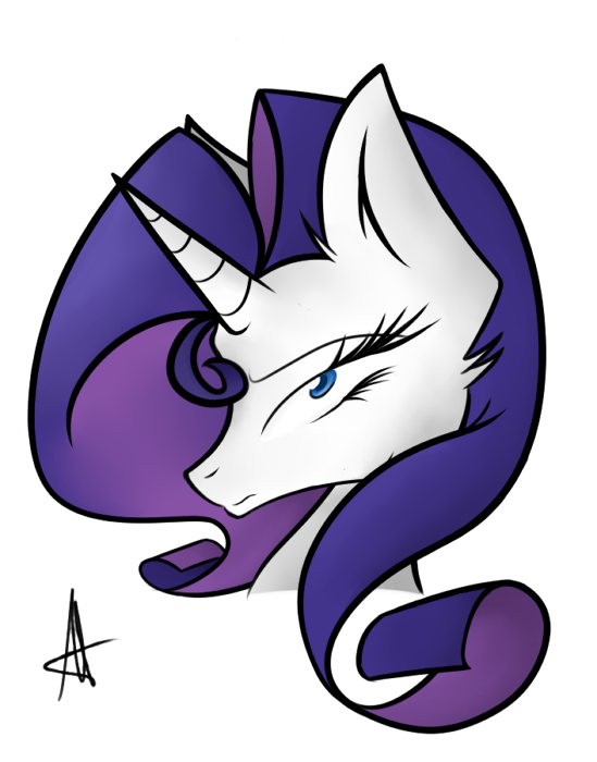 [MLP] Rarity simple portrait