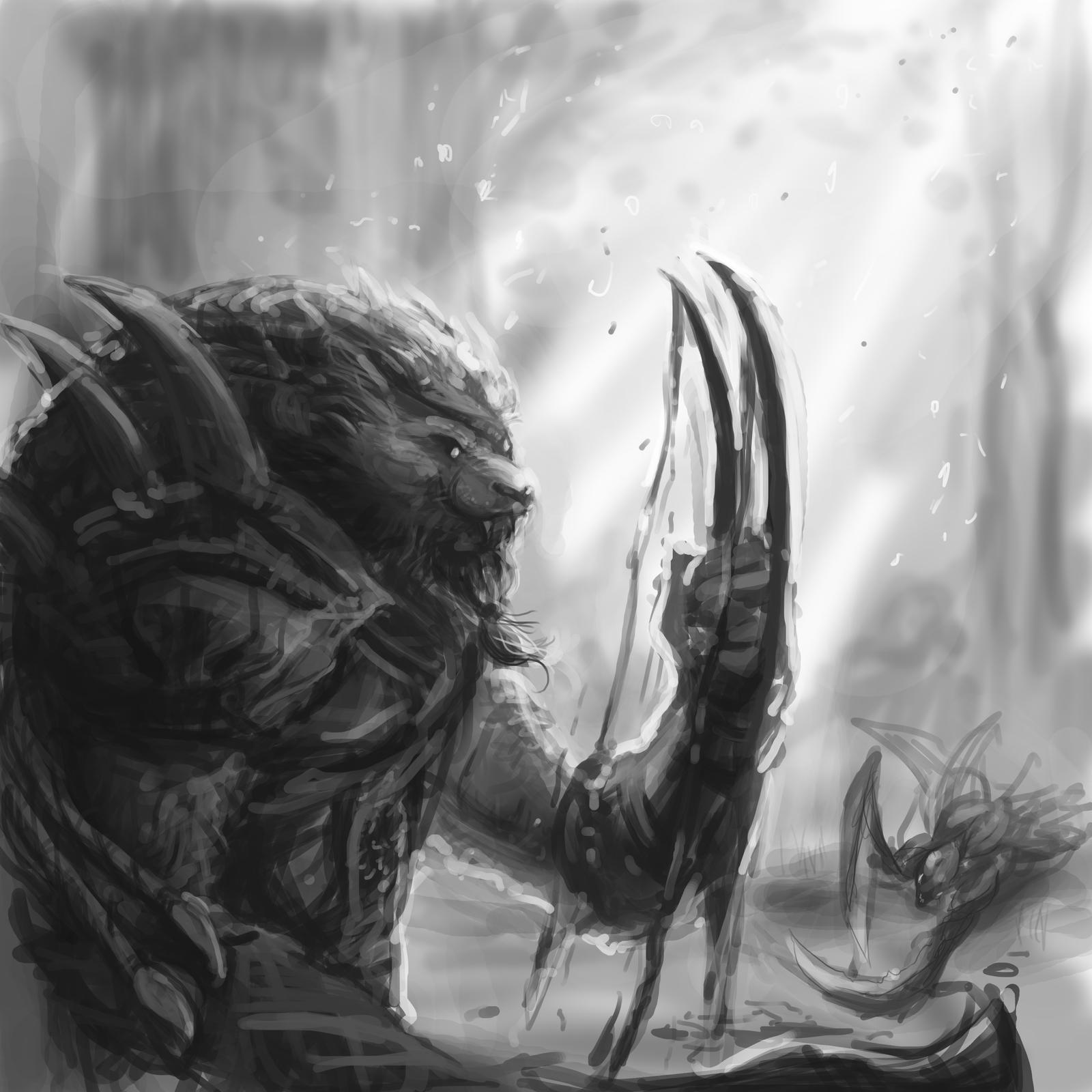 Fanart Rengar by losmilerki on DeviantArt