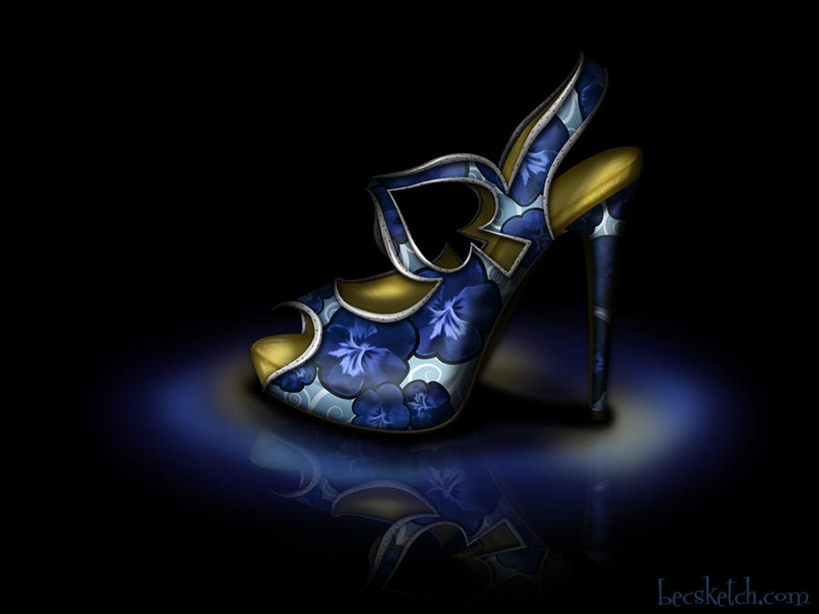 Alice Inspired Shoe - Disney Sole by becsketch