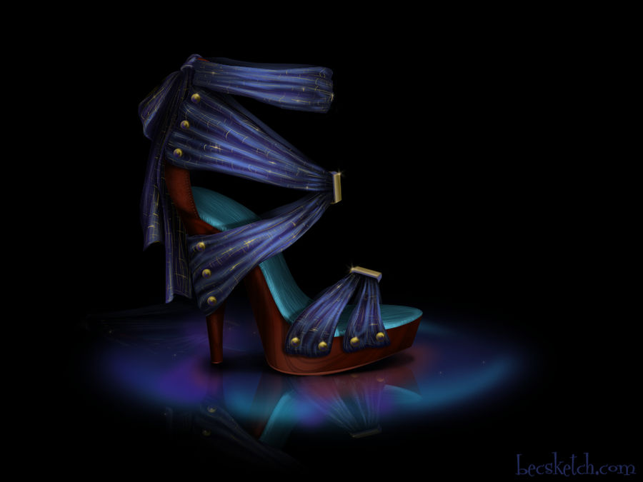Esmeralda Inspired Shoe - Disney Sole by becsketch