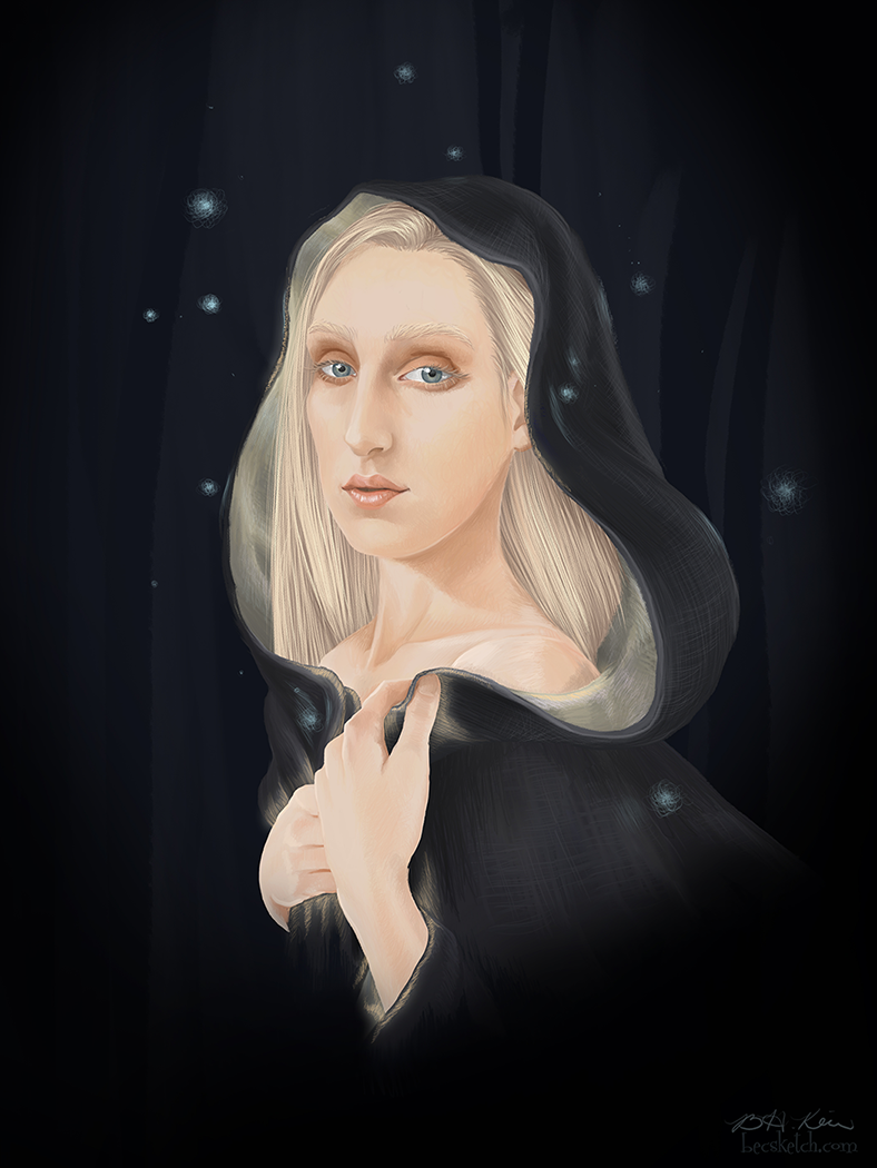 The Moon by becsketch