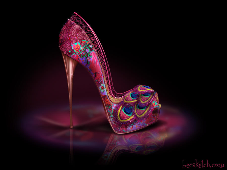 Charlotte Inspired Shoe - Disney Sole by becsketch