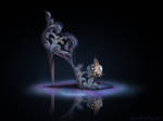 Cinderella (Again) Inspired Shoe - Disney Sole by becsketch