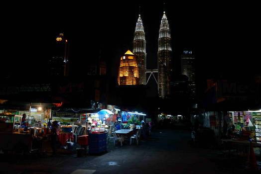 Kampung Baru at night - Kuala Lumpur