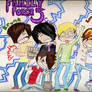 Family Force 5 chibi version