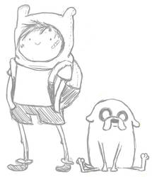 Finn and Jake doodles