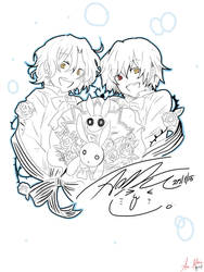 Gilbert y Vincent (Pandora Hearts)