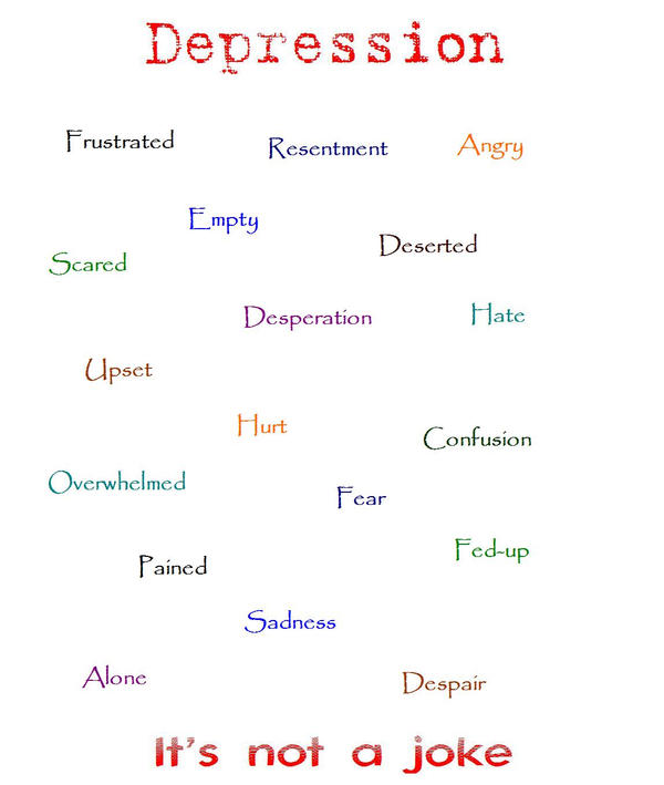 Depression: Not A Joke by newnoakua on DeviantArt
