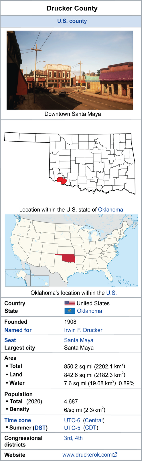 Drucker County Wikibox by Tieger131 on DeviantArt