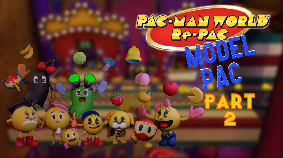 Pac-Man World Re-Pac Model PAC PART 2(Blender) by Marxfan2008Offical on ...