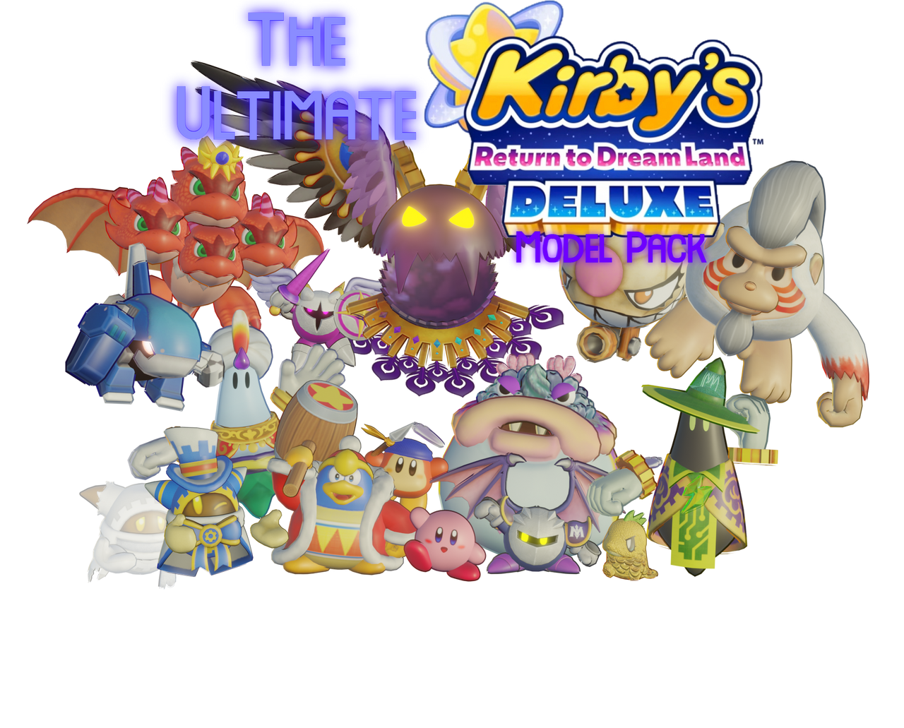 THE ULTIMATE KIRBY'S RTDL DX MODEL PACK (BLENDER) by Marxfan2008Offical ...