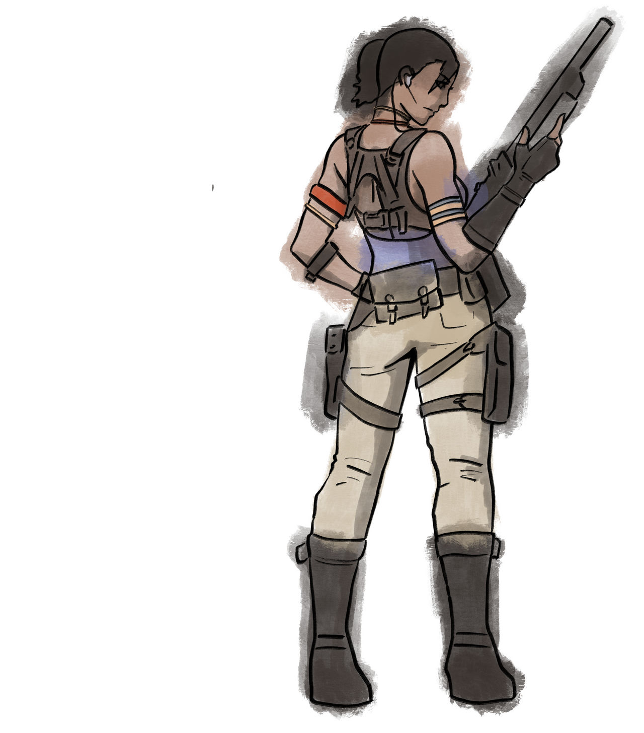 Sheva Alomar Resident Evil 5 Quick Sketch by revenantanime on DeviantArt