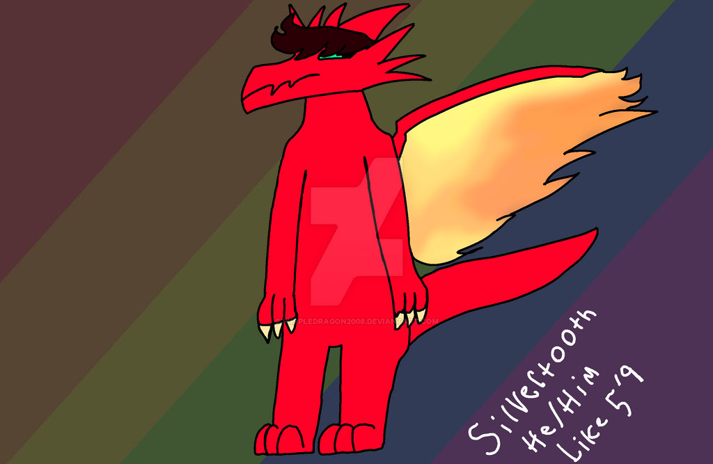Silvertooth (ignore his name) the Dragon by purpledragon2008 on DeviantArt