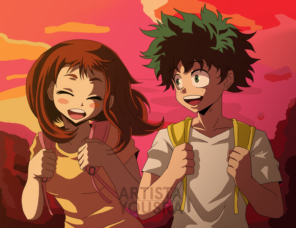 Uraraka and midoriya