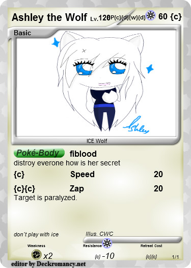 ashley as fakepokemoncard x3