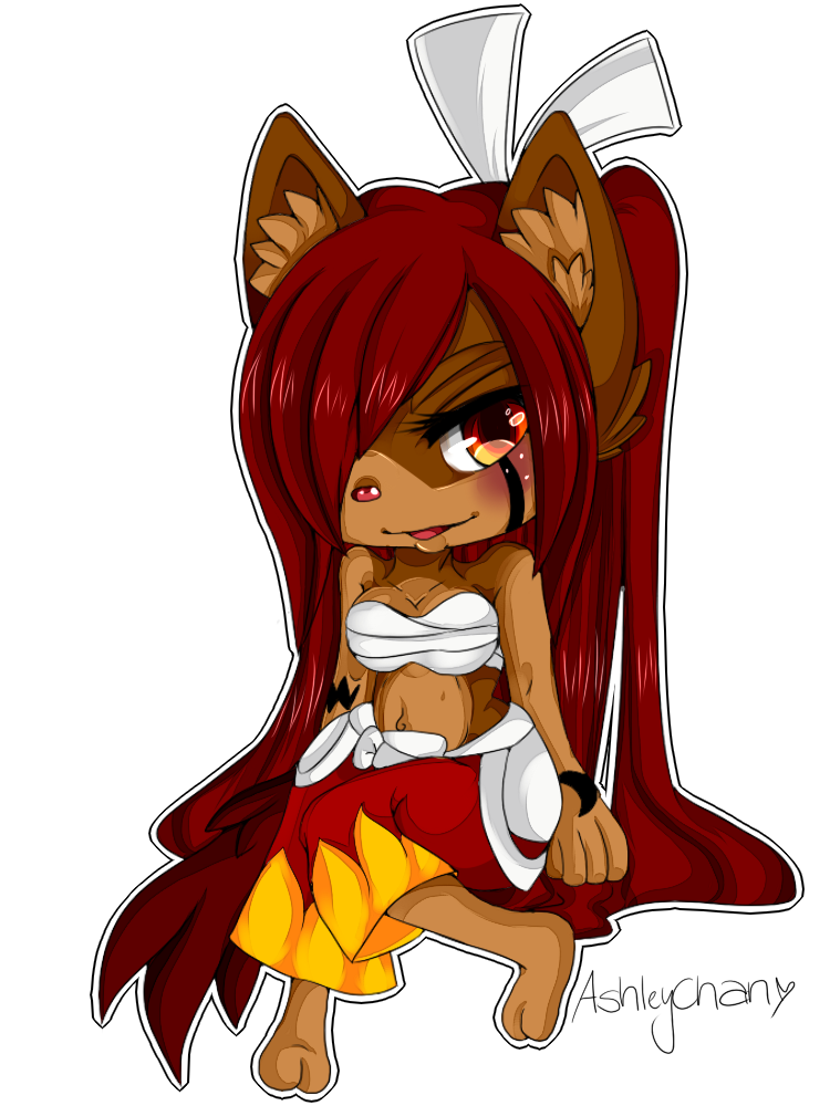 :PC: Velvet Erza Costplay::CHIBI furry::