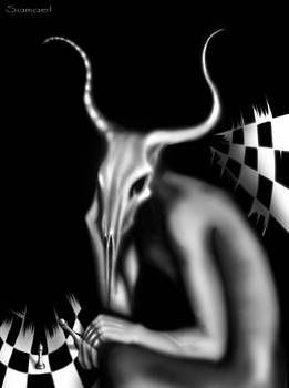 Skull and chess