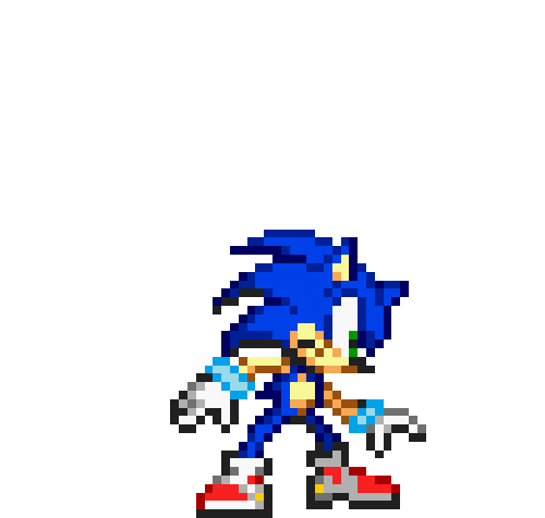 Sonic adventure idle advanced style gif by foxeygamer87sonic on