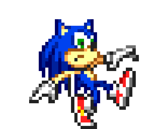 Sonic freaked out gif by foxeygamer87sonic on DeviantArt
