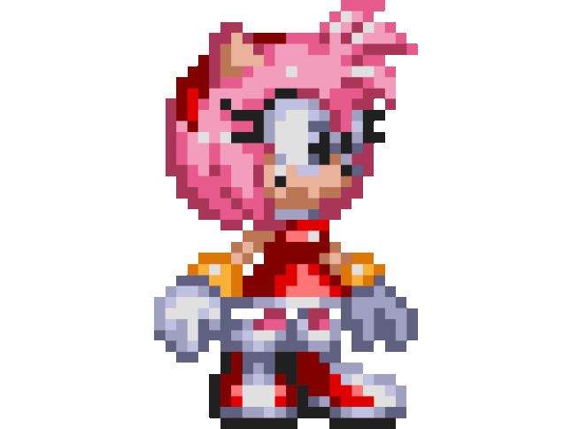 Modgen Amy idle by foxeygamer87sonic on DeviantArt