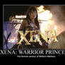 Xena: Warrior Princess Motivational Poster.