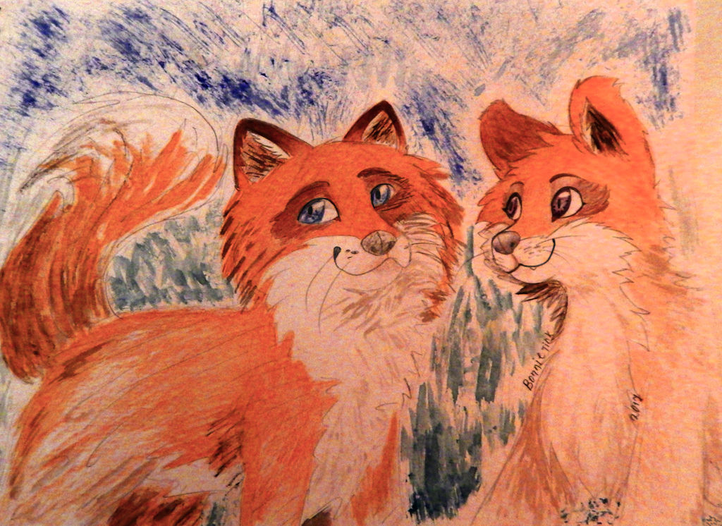 Deviantart Foxes Foxes by BonnieTink on DeviantArt
