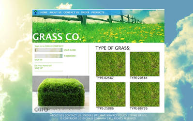 Grass Company Web Site
