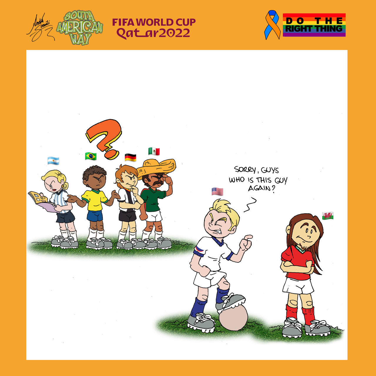 FIFA World Cup 2022 - I don't know him by andreshanti on DeviantArt
