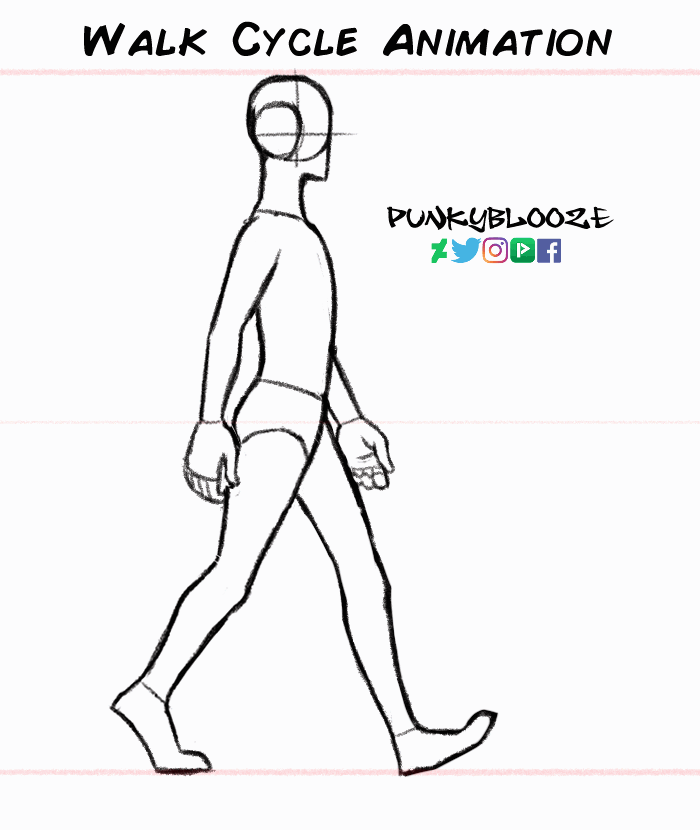 Animation: Walk Cycle by PunkyBlooze on DeviantArt Animation: Walk Cycle by PunkyBlooze on DeviantArt