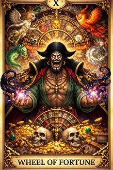 Black Beard Wheel Of Fortune