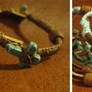 Turquoise and Leather Bracelet