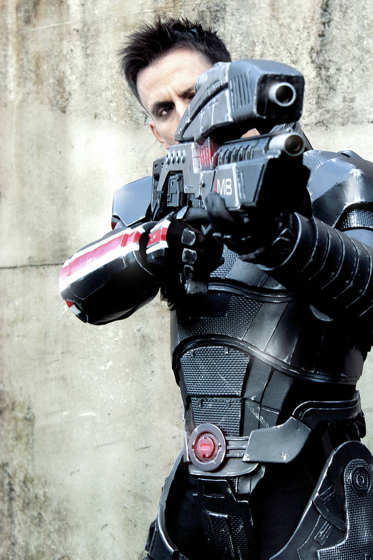 Commander Shepard: Relinquish one bullet by LittleBlondeGoth on DeviantArt