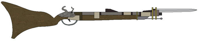 DL-1 Ryllath long riffle (flintlock) 2