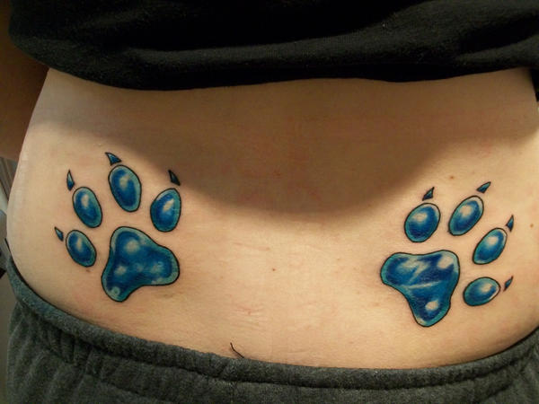 Paw tattoo